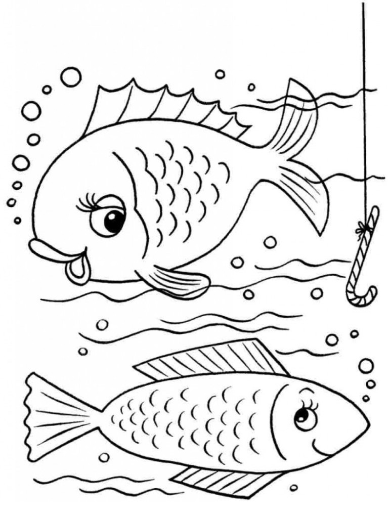 Tranh tô màu con cá cho bé Bộ sưu tập tranh tô màu cực đẹp cho trẻ